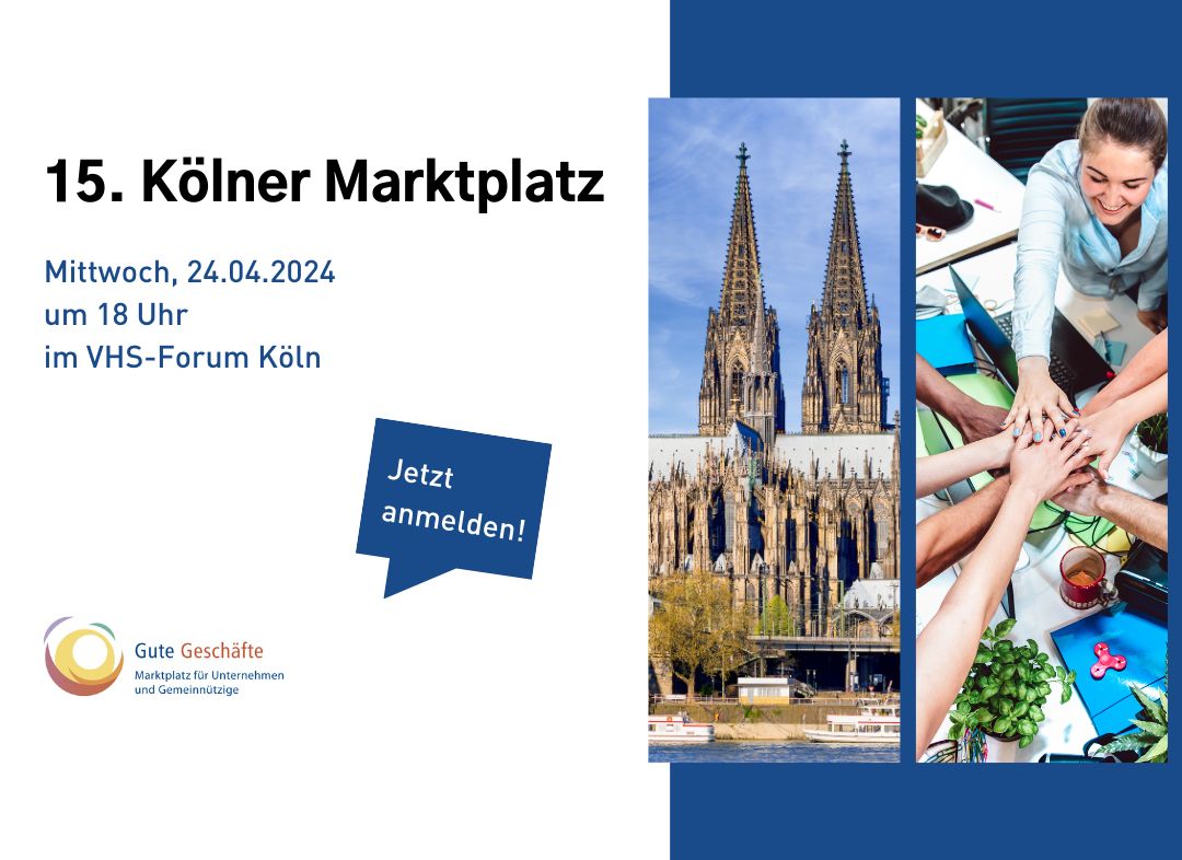 Anmeldung zum Kölner Marktplatz am 24.04.2024 für Unternehmen