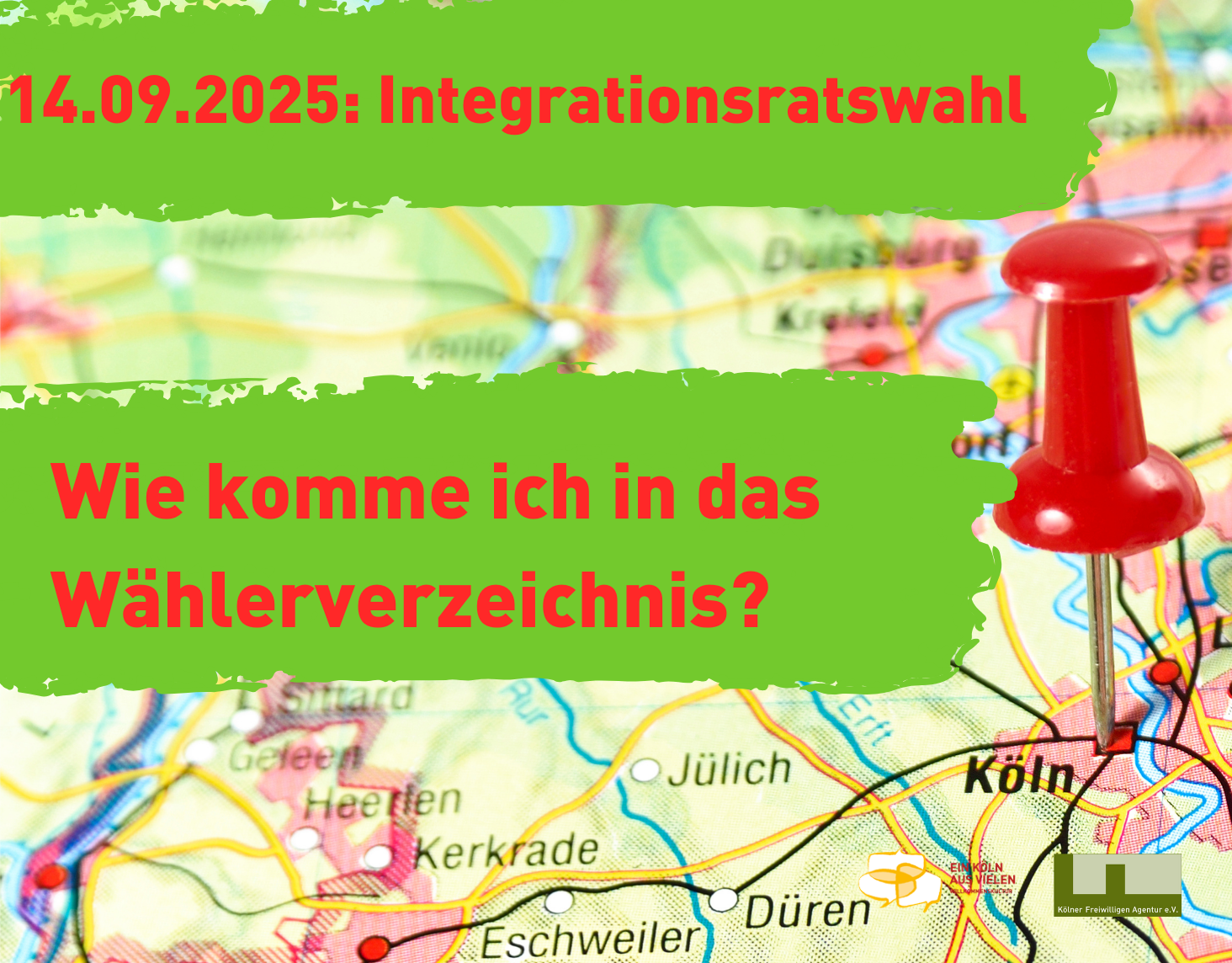 Wie komme ich in das Wählerverzeichnis für den Integrationsrat?
