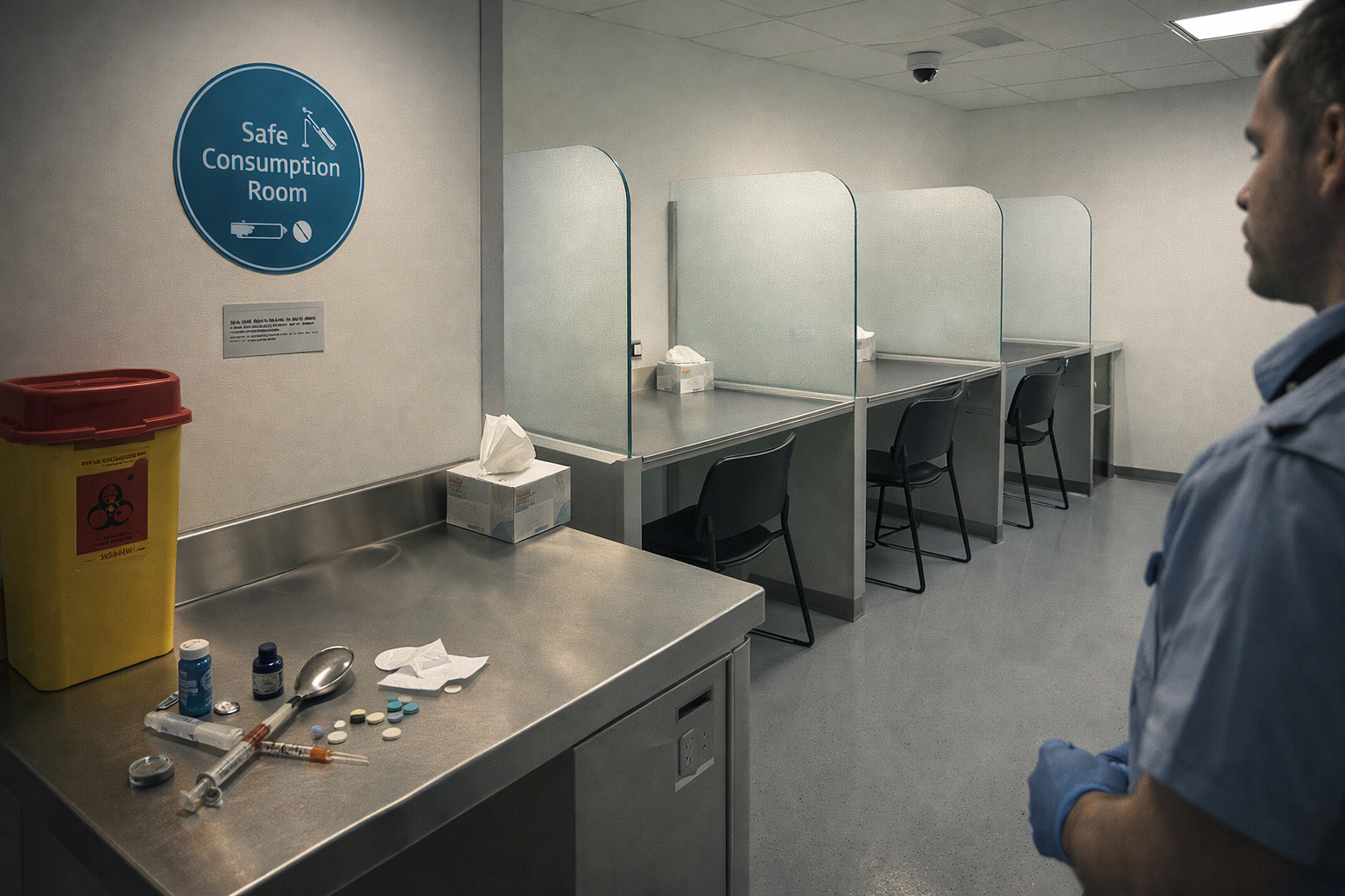 Symbolbild für einen Drogenkonsumraum
